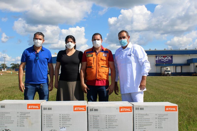 Brigada Voluntária de combate aos incêndios florestais recebe doação de equipamentos em São Félix do Xingu, no Pará